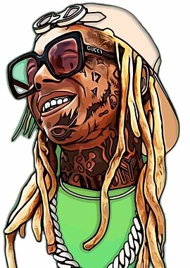 Lil Wayne Cartoon Portrait
