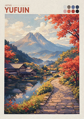 Autumn in Yufuin, Japan