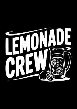 Lemonade Crew Text Art
