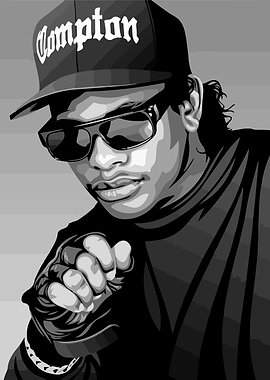 Eazy-E Compton Portrait