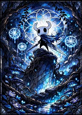 Hollow Knight Stained Glass Art