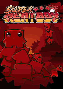 Super Meat Boy Game Art