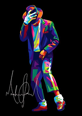 Michael Jackson Pop Art Portrait