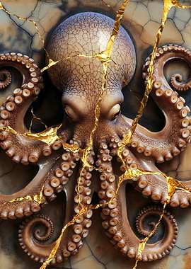 Kintsugi Octopus