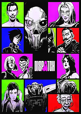 Dispatch Game Character Collage