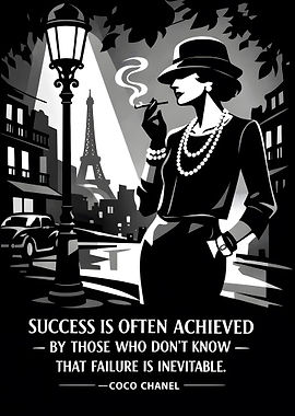 Coco Chanel Paris Quote