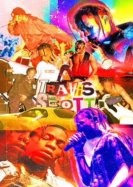 Travis Scott Collage