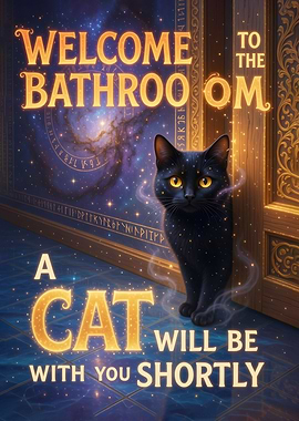 Welcome to the Bathroom Cat toilet