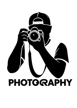 Silhouette of a photographer with camera