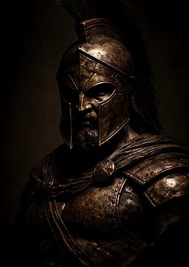 Spartan Warrior Bust