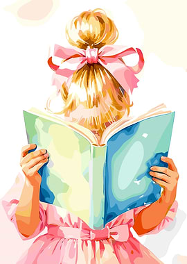 Girl Reading a Book