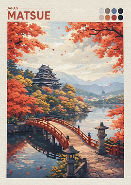 Matsue Castle in Autumn