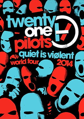 Twenty One Pilots World Tour Poster