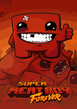 Super Meat Boy Game Art