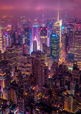 Violet Hour Over The City