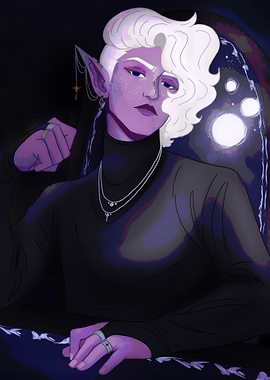 Fantasy Elf Portrait in the Mighty Nein