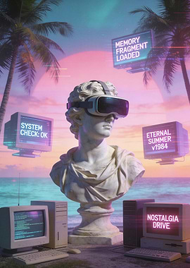 Vaporwave Virtual Reality