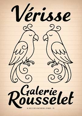 Galerie Rousselet Vintage Poster