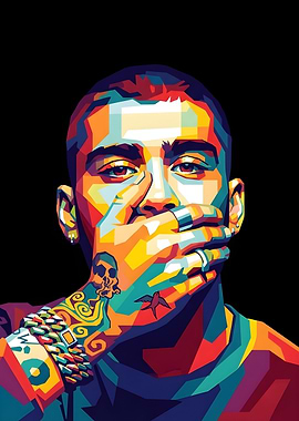 Zayn Malik Pop Art Portrait