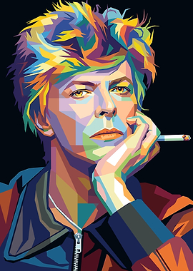 David Bowie Pop Art Portrait