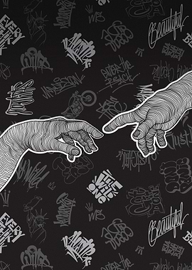 Graffiti Art with Hands