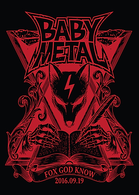 BABYMETAL Fox God Knows Poster