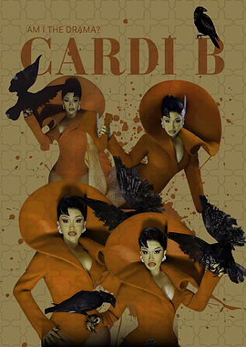Cardi B 'Am I The Drama?' Poster