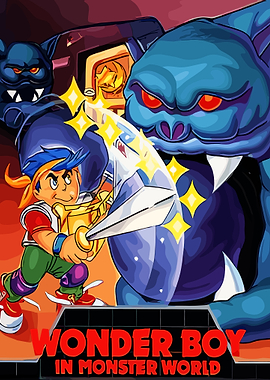 Wonder Boy in Monster World Game Art