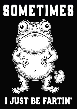 Funny Frog Farting Text Art
