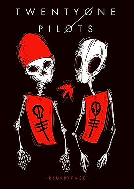 Twenty One Pilots Blurryface Album Art