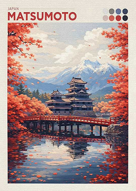 Matsumoto Castle in Autumn