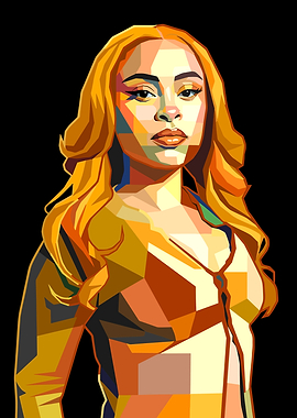 Pop Art Portrait of a Ice Spice