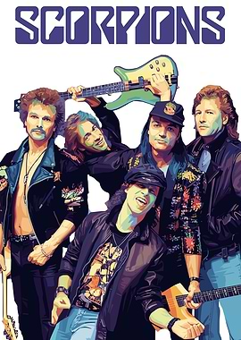 Scorpions Band Portrait