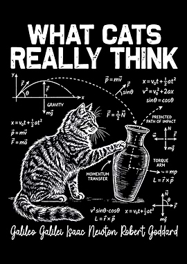 Cat and Physics Equations