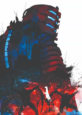 Dead Space Isaac Clarke and Necromorphs