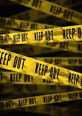 Keep Out Warning Tape