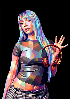 PinkPantheress Pop Art Style