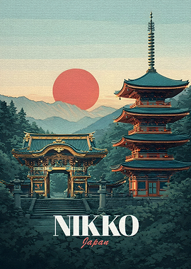 Nikko Japan Temple and Pagoda