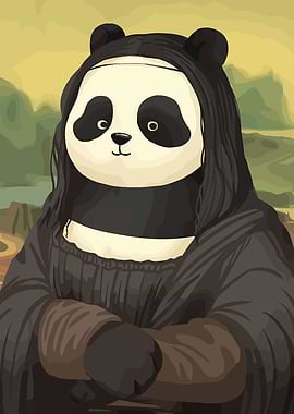 Panda Mona Lisa