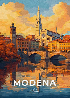 Modena Italia Cityscape Painting