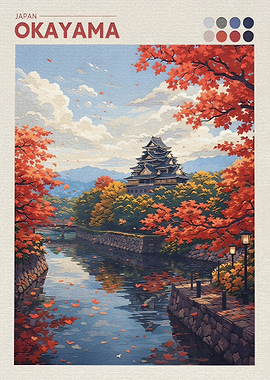 Autumn at Okayama Castle