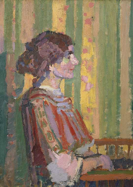 Portrait of a Woman in Profile
