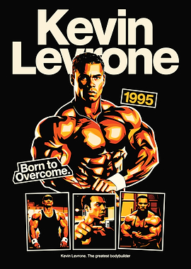 Kevin Levrone Bodybuilder Poster