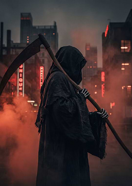 Grim Reaper in a City