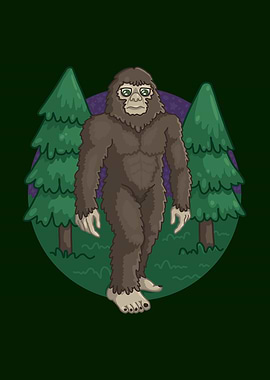 Bigfoot in the Forest