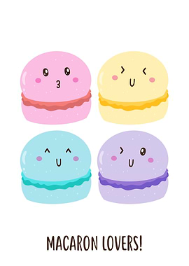 Cute Kawaii Macarons