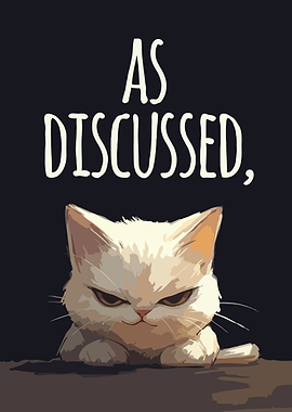 Grumpy Cat with Text Art