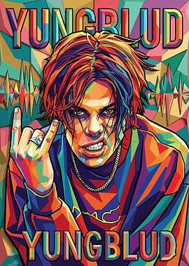 Yungblud Pop Art Portrait
