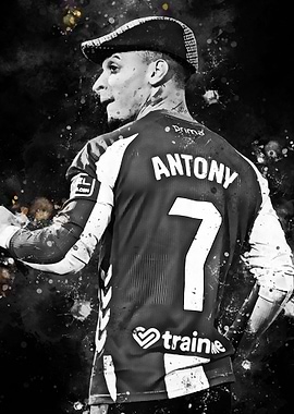 Antony 7 Soccer Player Portrait