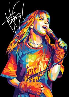 Hayley Williams Pop Art Portrait